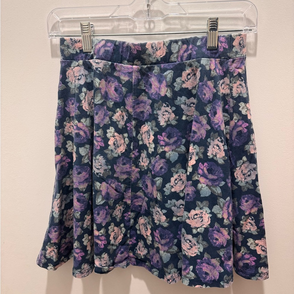 Mossimo Supply Co. Floral Skater Skirt - Purple and Pink - Picture 4 of 4